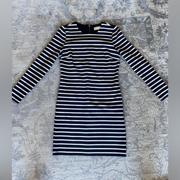 Michael Kors navy and white striped classic dress - Picture 1 of 3